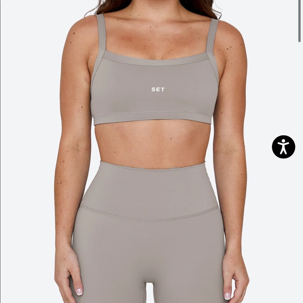 SET ACTIVE NWT - Sportbody Bike Shorts & Scoop Bra